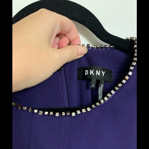 DKNY Evening and Formal Dress (Blue/Purple) - Picture 3 of 3